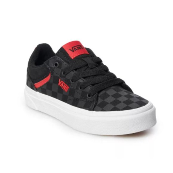 Vans Other - Vans Seldan Shoes Youth Size 7 Black Check